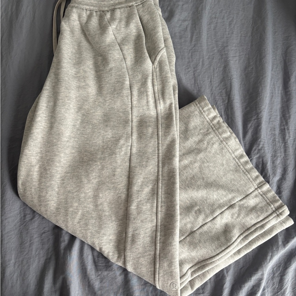 Lululemon Light Heather Gray Scuba Sweatpants
